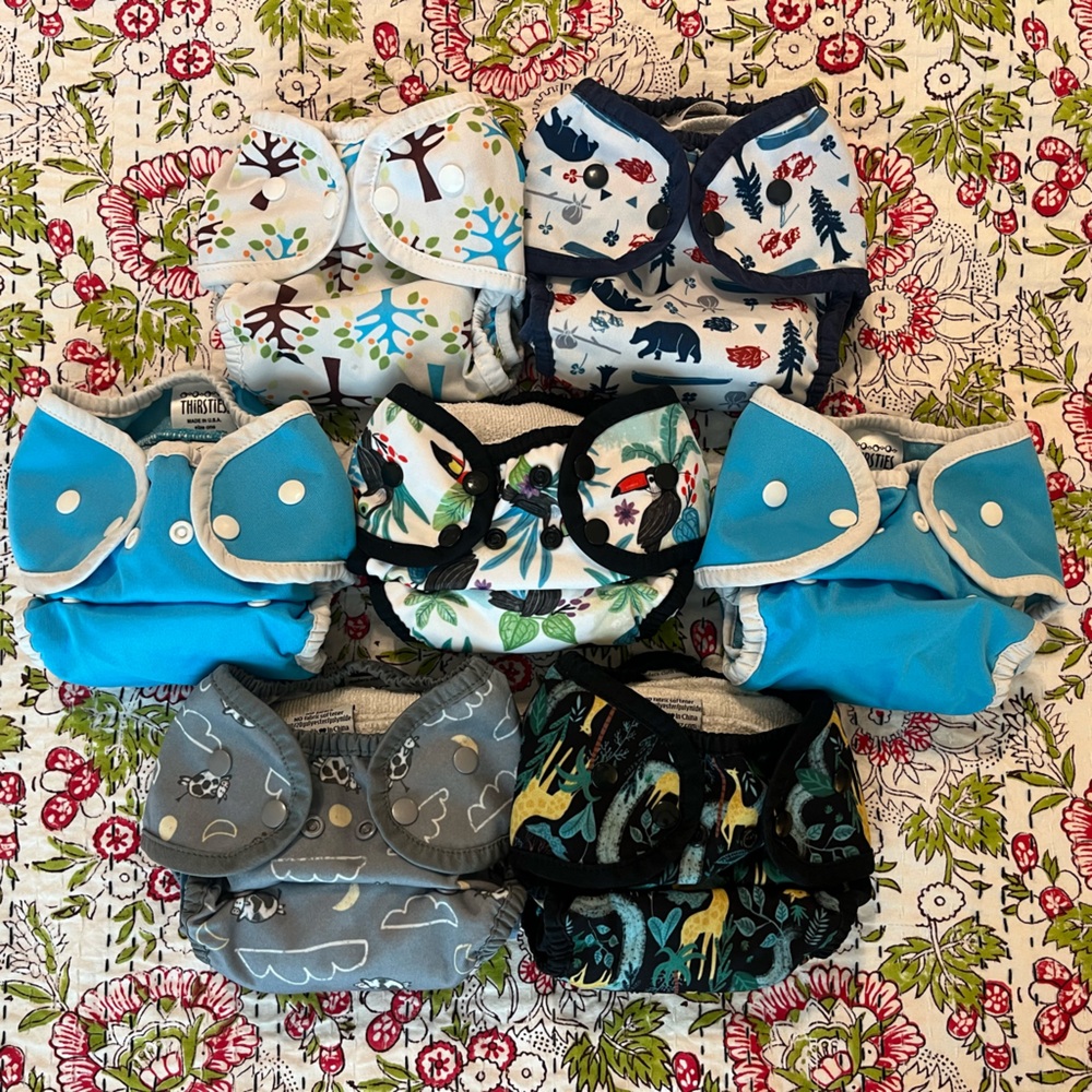 Assorted Patterned Diaper Covers for Kids
